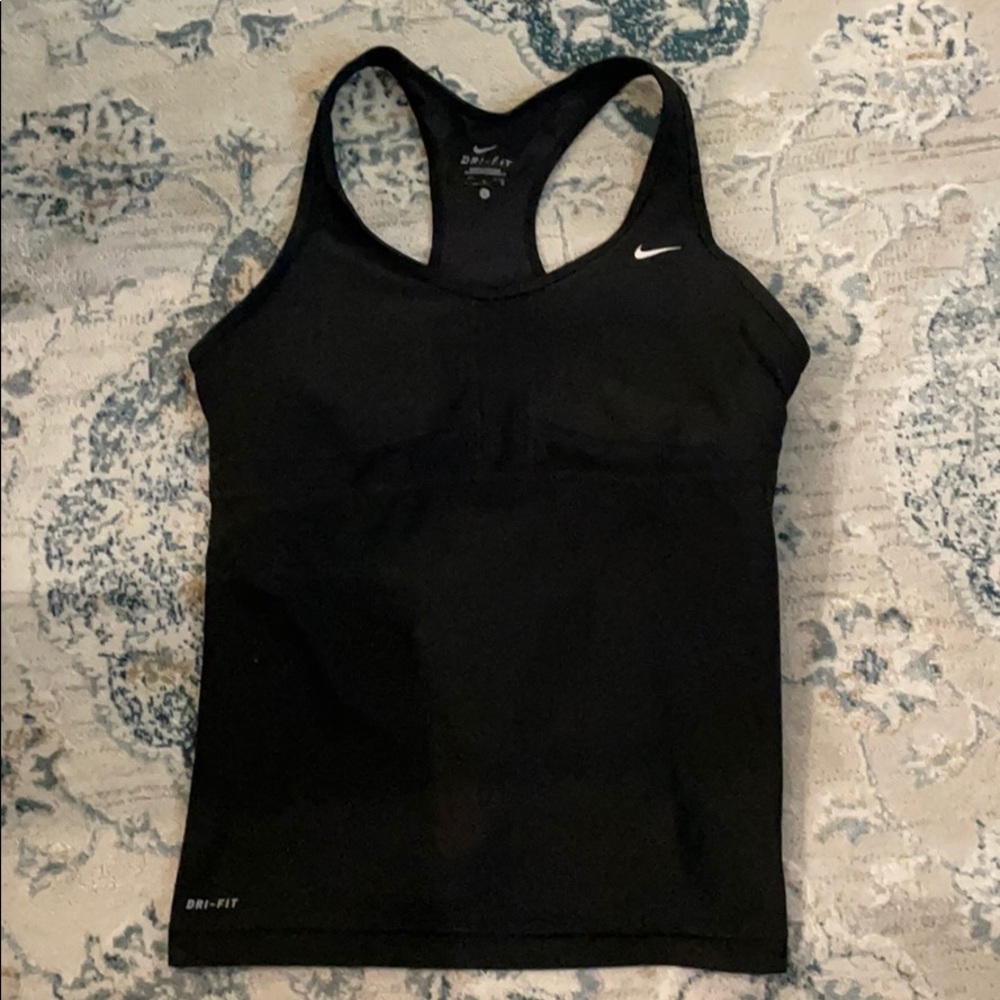 NIKE BLACK TANK TOP